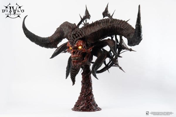 Diablo IV Art Mask Replica 1/1 Scale Lord of Hatred Mephisto 94 cm 1