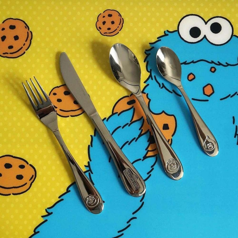 Sesame Street Kids Cutlery Set Friends 1