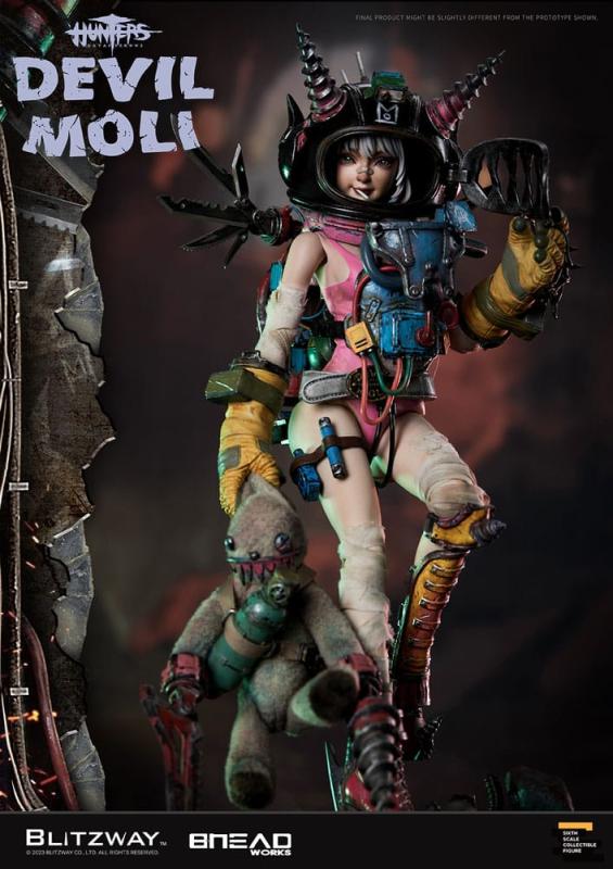 Hunters: Day After WWIII Action Figure 1/6 Devil Moli 44 cm