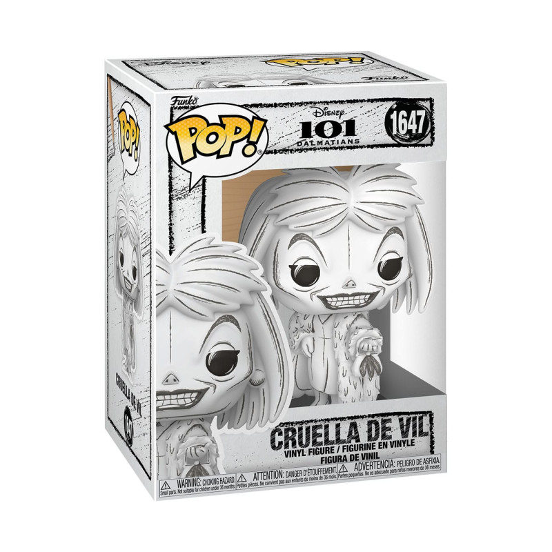 Disney POP! Vinyl Figure Sketched- Cruella De Vil 9 cm 1