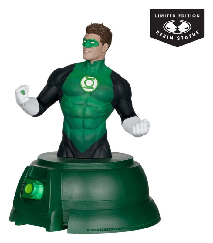 DC Direct Green Lantern Bust 1/1 &nbsp;Hal Jordan with Power Ring Prop Replica (Gold Label) 26 cm 4