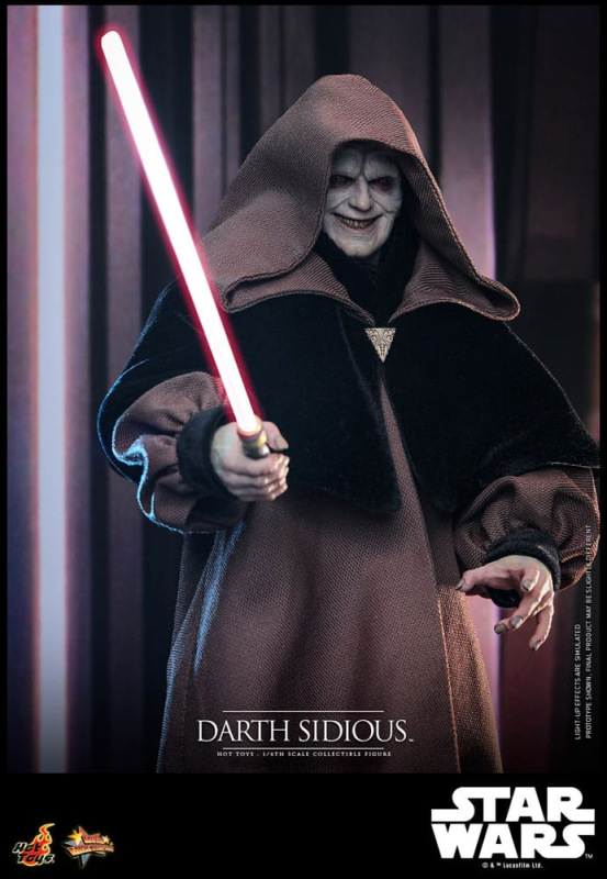Star Wars Movie Masterpiece Action Figure 1/6 Darth Sidious 29 cm 11