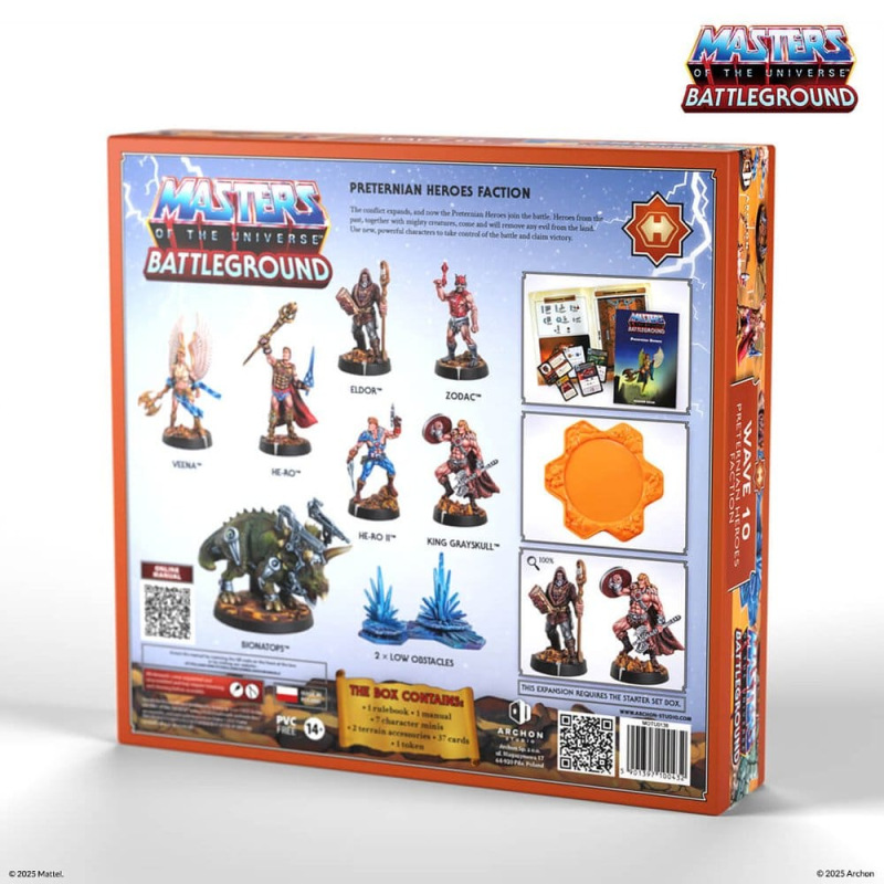 Masters of the Universe: Battleground Miniatures Game Wave 10: Preternian Heroes Faction *German Ver 1