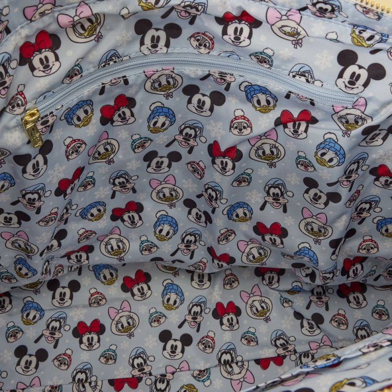 Mickey & Minnie by Loungefly Canvas Tote Bag Puff Quilt 4