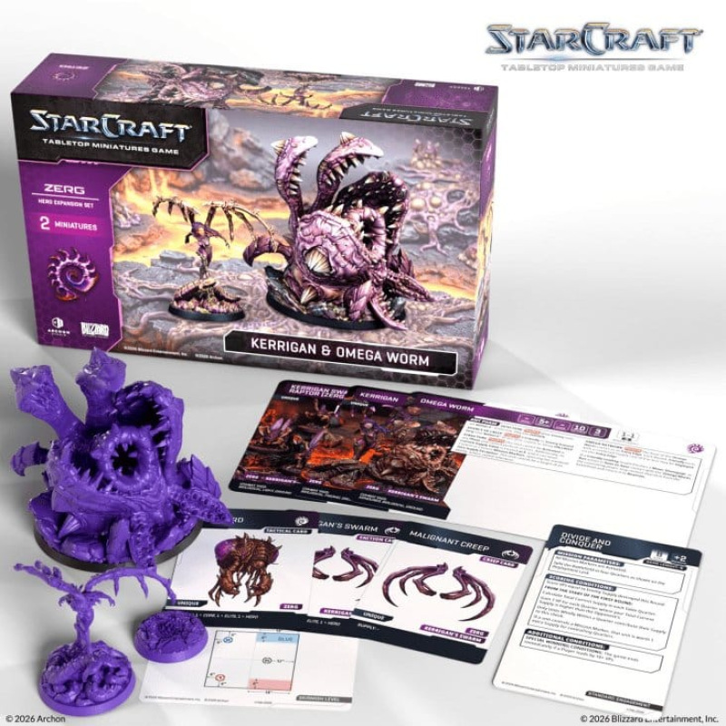 StarCraft TMG Hero Expansion Set Zerg: Kerrigan & Omega Worm 3