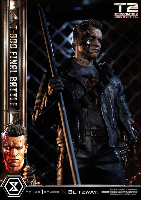 Terminator 2 Museum Masterline Series Statue 1/3 T-800 Final Battle Regular Version 75 cm 13