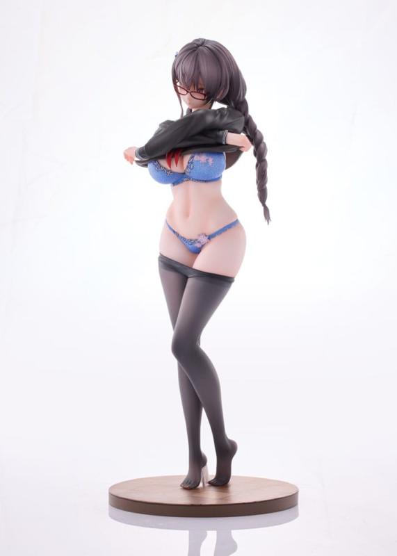 Original Character PVC 1/6 Gap Glasses Girl Who Doesn't Want To Take Physical Education Class 28 cm 6