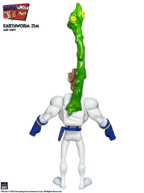 Earthworm Jim Action Figure Wave 1: Earthworm Jim & Snot 15 cm 1