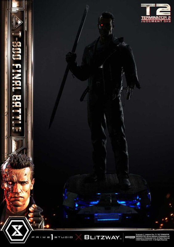 Terminator 2 Museum Masterline Series Statue 1/3 T-800 Final Battle Regular Version 75 cm 9