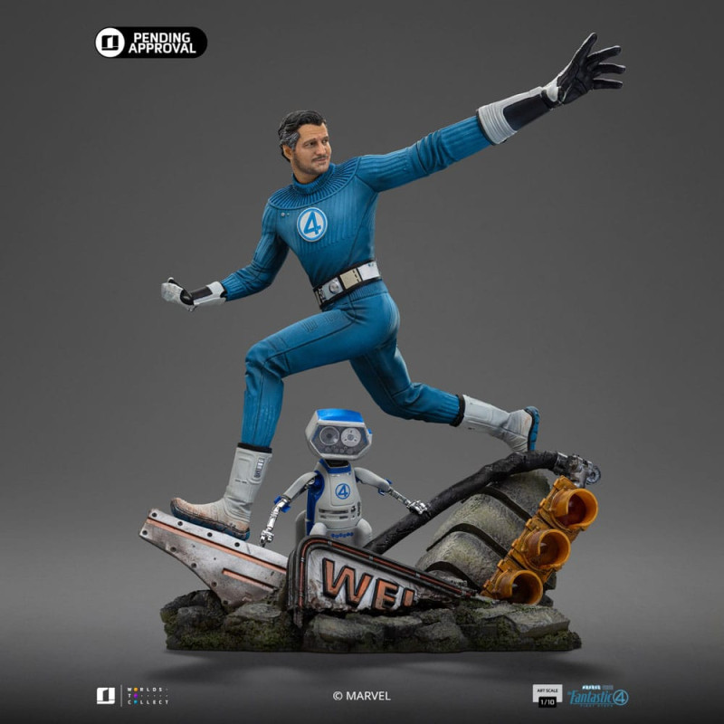 Fantastic Four Art Scale Statue 1/10 Mr. Fantastic and H.E.R.B.I.E 26 cm 6