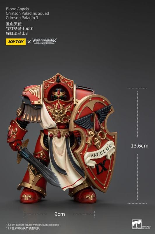 Warhammer The Horus Heresy Action Figure 1/18 Blood Angels Crimson Paladins Squad Crimson Paladin 3