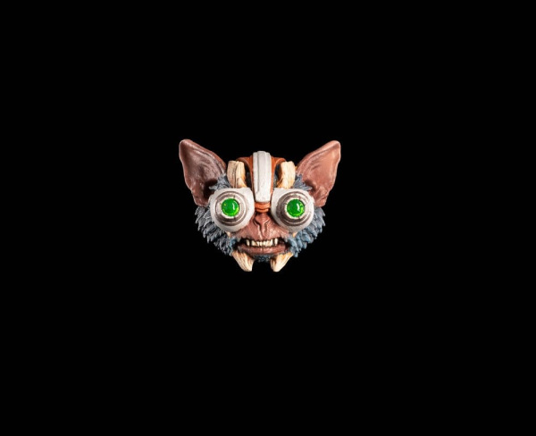 Cosmic Legions Action Figure Accessory Heads Pack 3