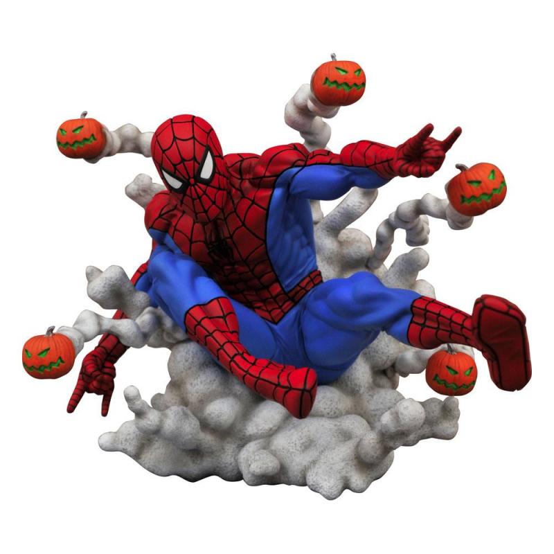 Marvel Comics: Spider-Man Pumpkin Bombs 15 cm Gallery PVC Statue - Diamond Select