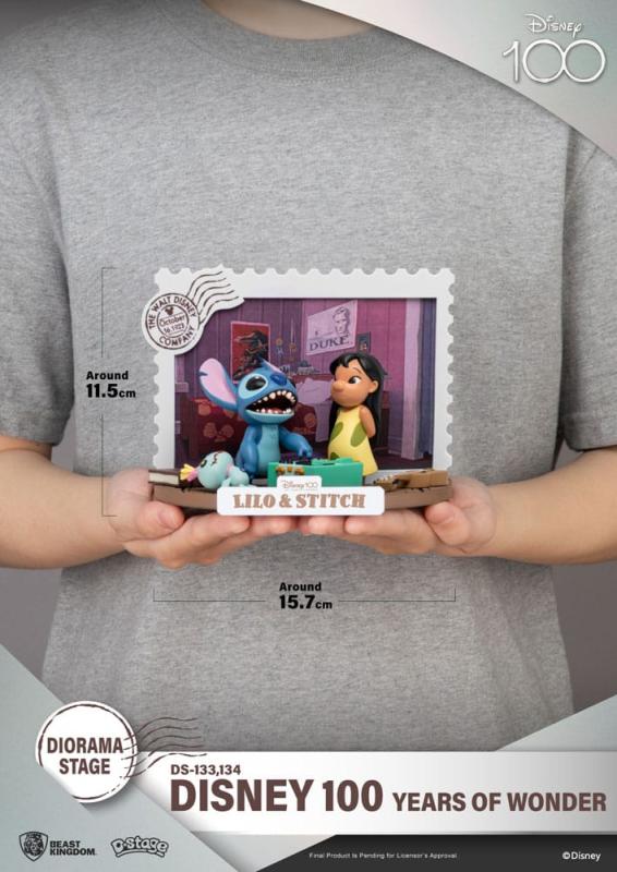 Disney 100 Years of Wonder: Lilo & Stitch 10 cm D-Stage PVC Diorama - Beast Kingdom Toys