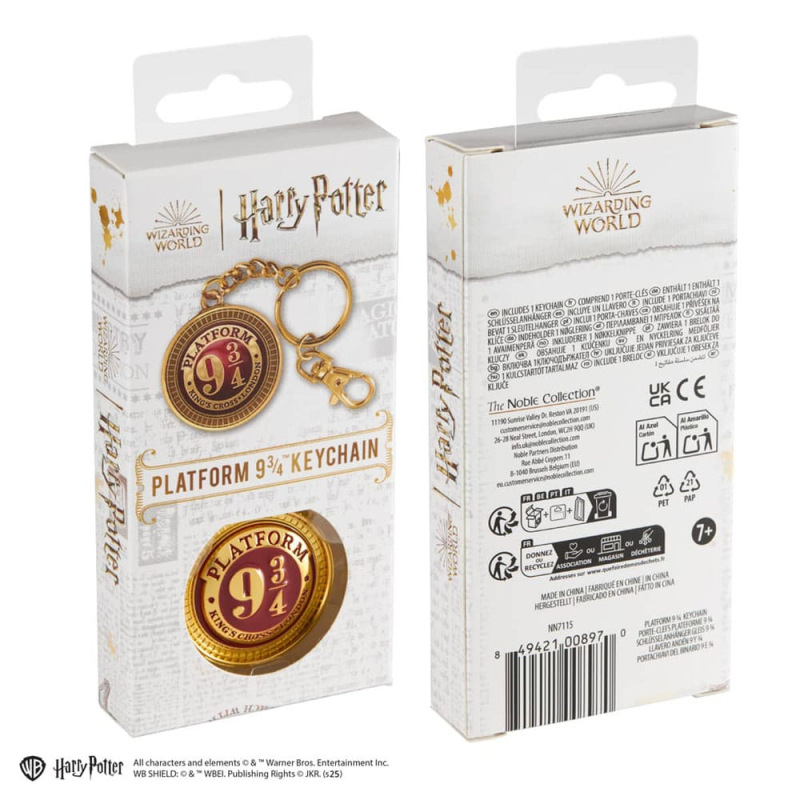 Harry Potter Metal Keychain Platform 9 3/4 3