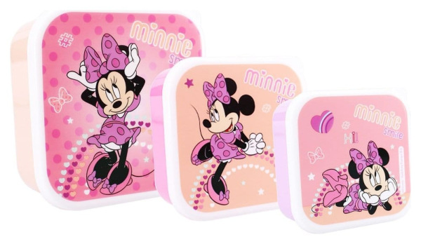 Minnie Mouse Snackbox Set Fresh Bites 12 cm