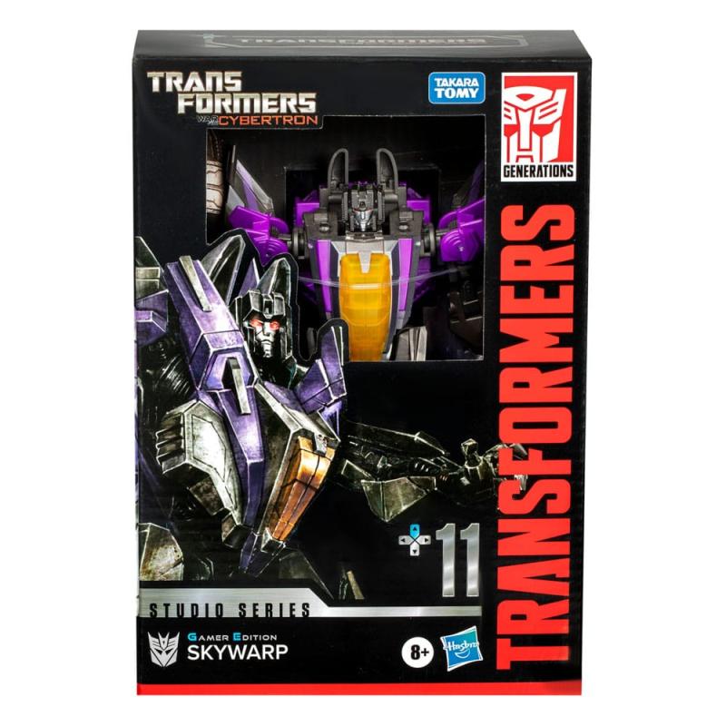 Transformers: War for Cybertron Studio Series Voyager Class Action Figure Gamer Edition Skywarp 16 c