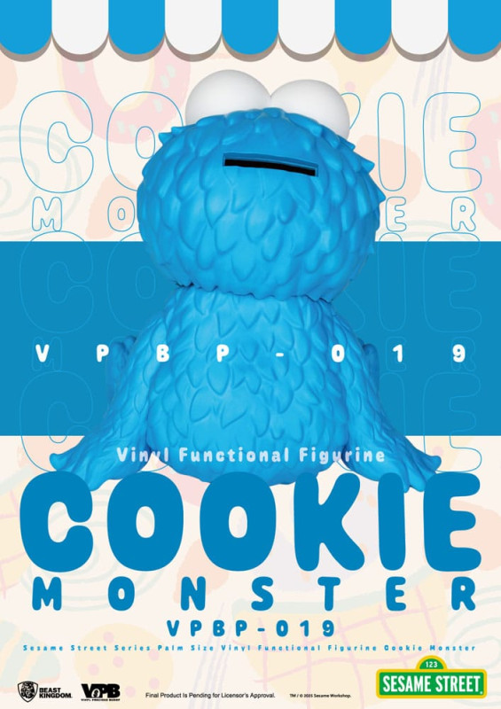 Sesame Street Piggy Vinyl Bank Cookie Monster 12 cm 1