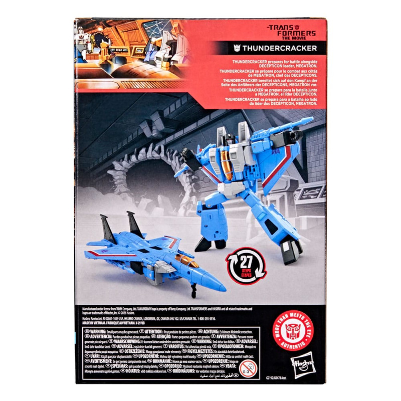 The Transformers: The Movie Studio Series Voyager Class Action Figure Thundercracker 16 cm 1
