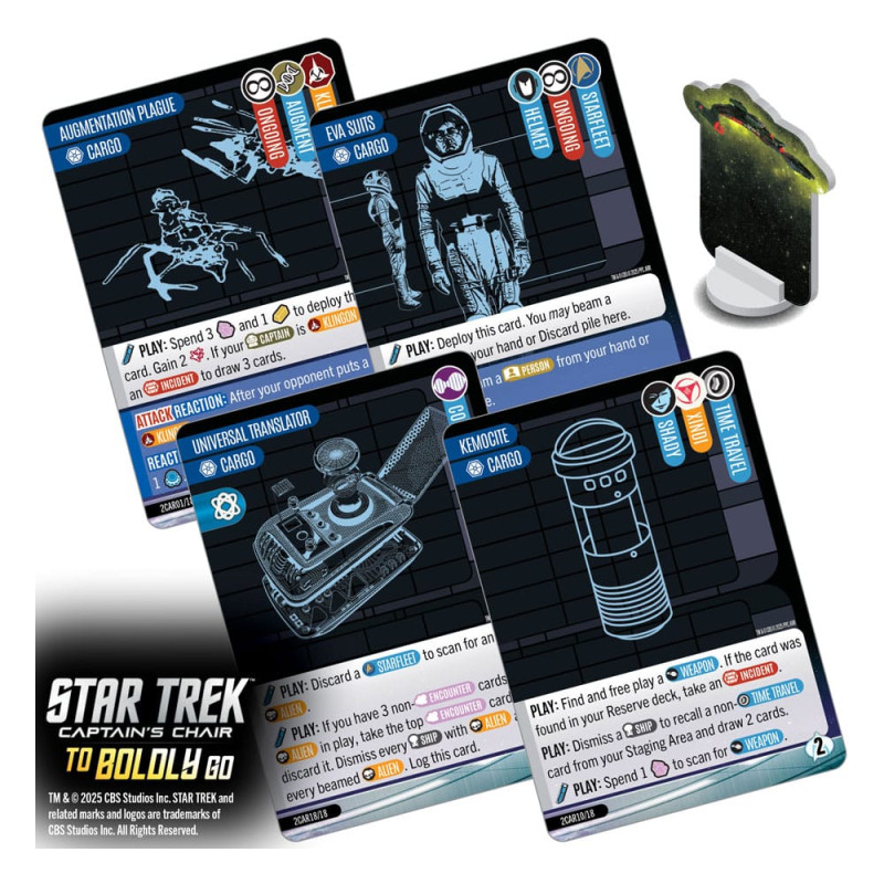 Star Trek: Captain's Chair Card Game To Boldly Go *English Version* 4