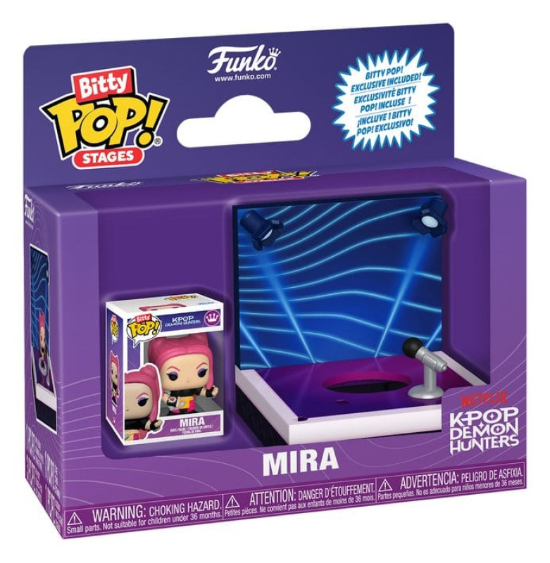 KPop Demon Hunters Bitty POP! Stages Vinyl Figure Mira 2,5 cm 3