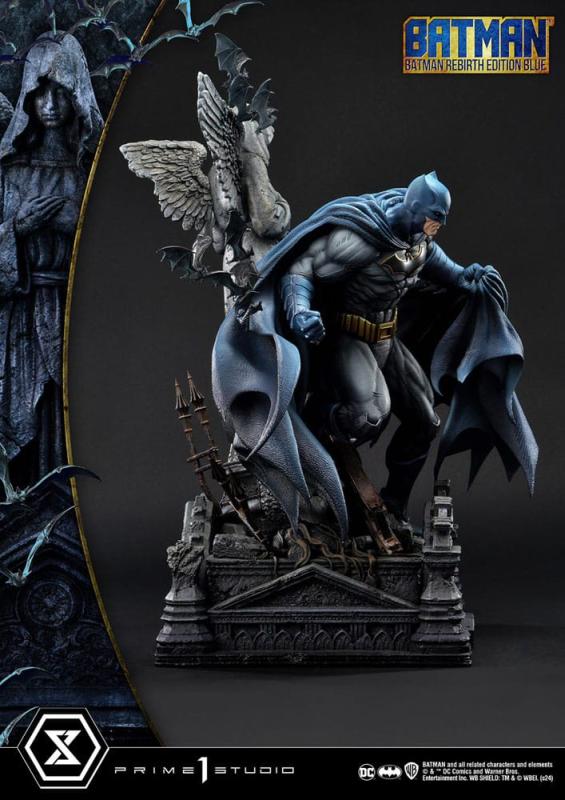 Batman Ultimate Premium Masterline Series Statue 1/4 Batman Rebirth Edition Blue Deluxe Version 71 c