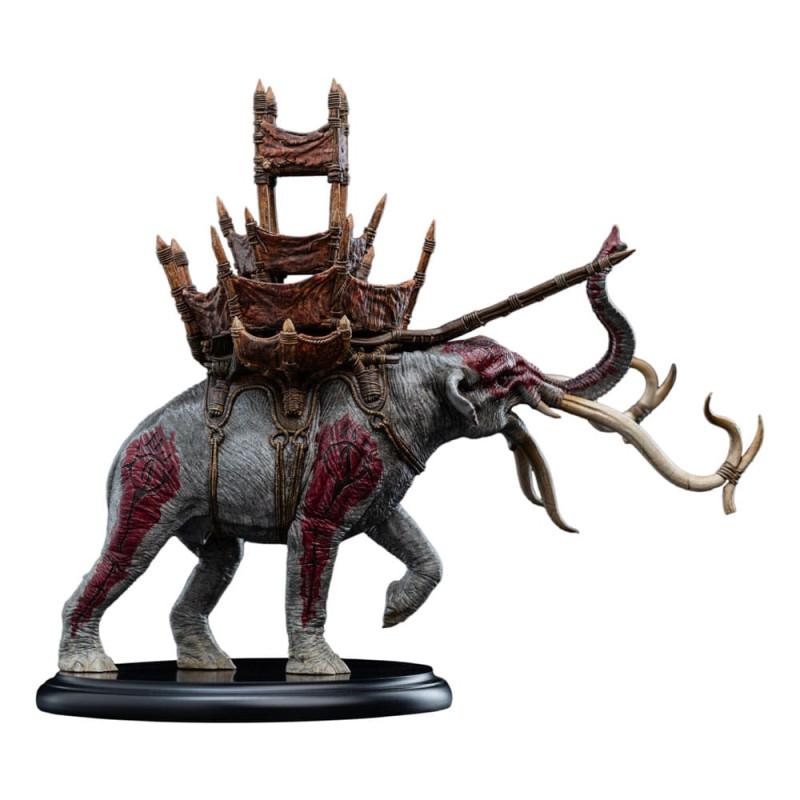 Lord of the Rings Mini Statue Mumak in Battle 17 cm 5