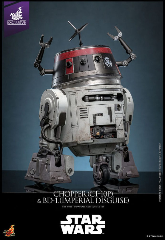 Star Wars Action Figure Set 1/6 Chopper (C1-10P&trade;) & BD-1&trade; (Imperial Disguise) 18 cm & 8 11