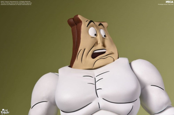 The Ren & Stimpy Show Action Figure Ultimate Powdered Toast Man 18 cm 2