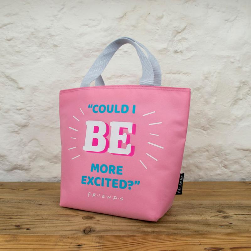 Friends Lunch Bag Pink Quote