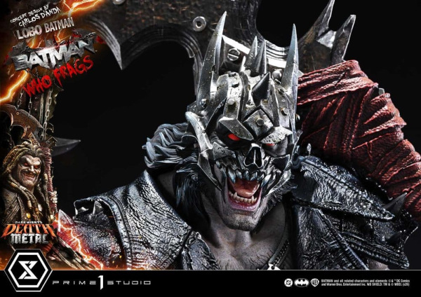 Dark Nights: Death Metal Museum Masterline Statue 1/3 Lobo Batman: Batman Who Frags 81 cm 9