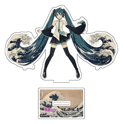 Hatsune Miku x Katsushika Hokusai iXima Die-Cut Acrylic Stand Assortment 10 cm 1