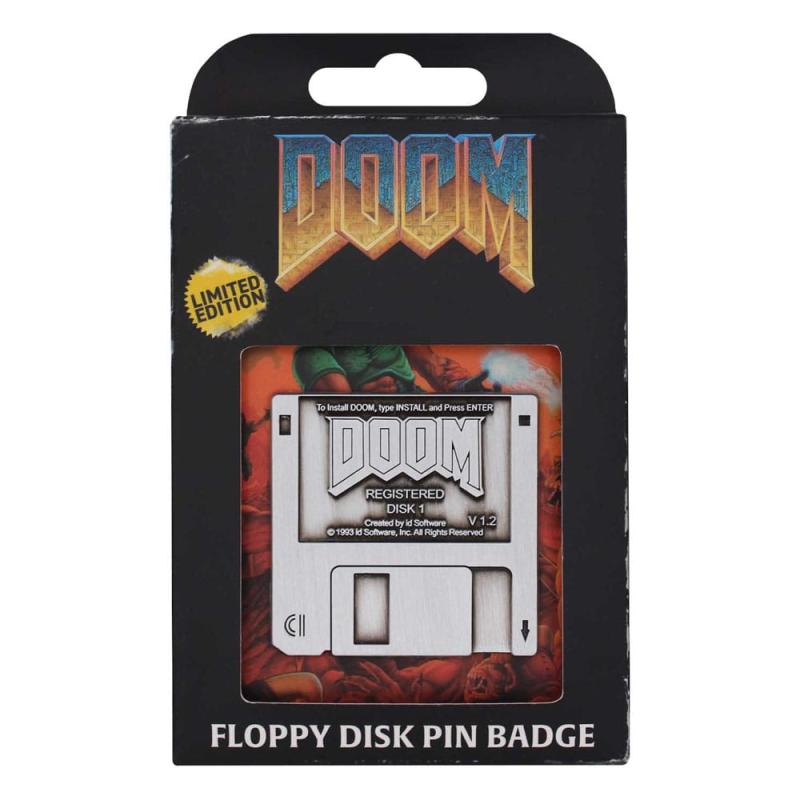 Doom Pin Badge Floppy Disk Limited Edition 4