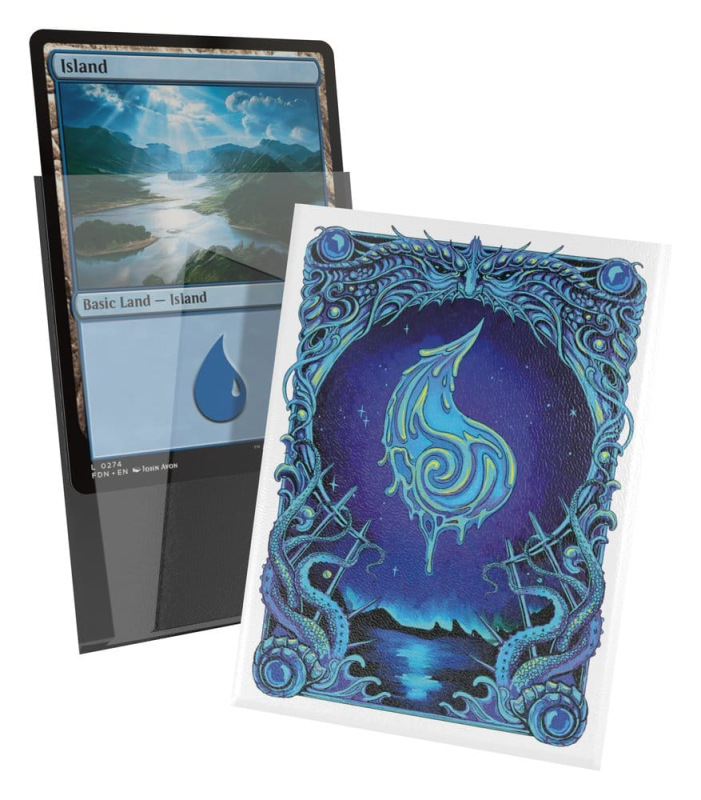 Ultimate Guard Art Sleeves Magic: The Gathering "Mana Token" - Island 6
