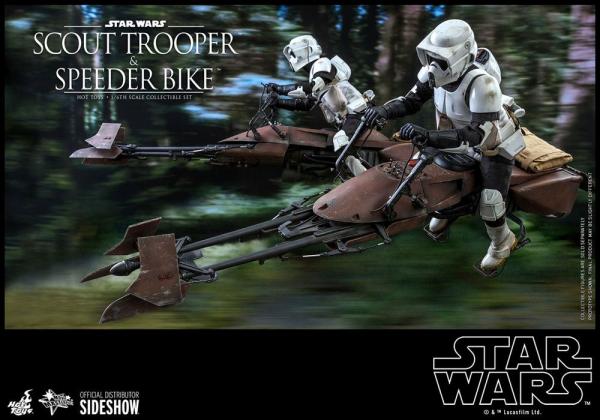 Star Wars Episode VI: Scout Trooper & Speeder Bike 1/6 Action Figure - Hot Toys