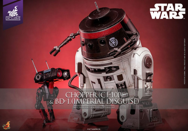 Star Wars Action Figure Set 1/6 Chopper (C1-10P&trade;) & BD-1&trade; (Imperial Disguise) 18 cm & 8 4