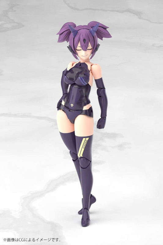 Megami Device Plastic Model Kit 1/1 Asra Ninja Kaname Shadow Edition Full Package 14 cm 12