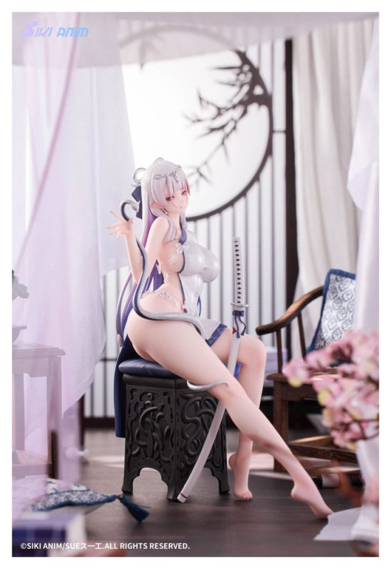 Original Character PVC Statue 1/7 The Color of the Blue - White Snake Normal Edition 20 cm 5