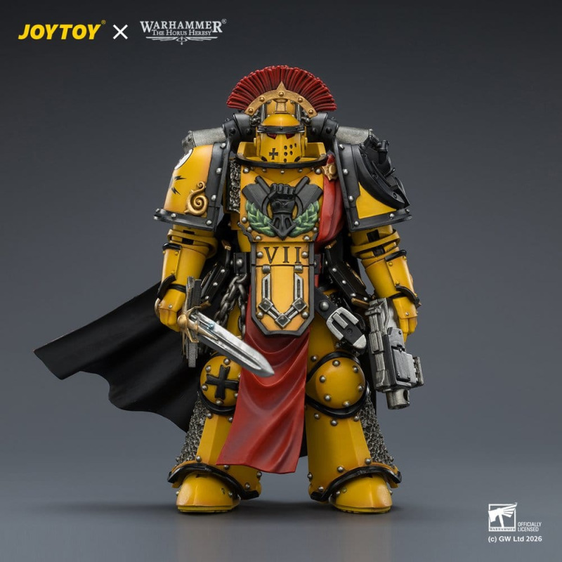 Warhammer Action Figure Imperial Fists Legion Praetor in Mk III Armour 13 cm 1