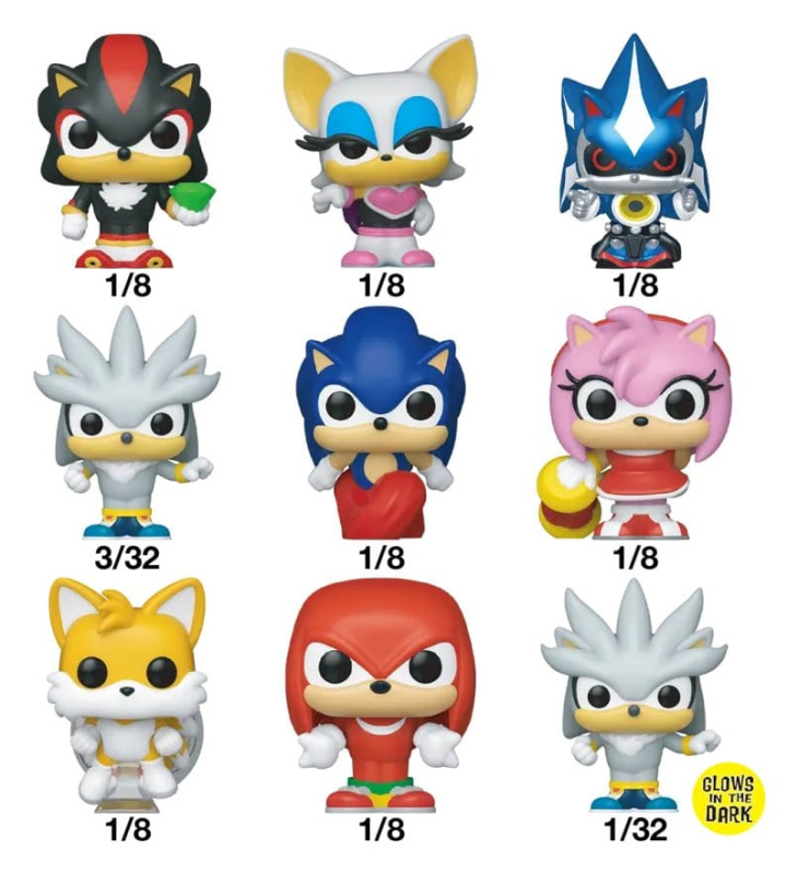 Sonic the Hedgehog Bitty POP! Vinyl Figures 2 cm Display (32) 1