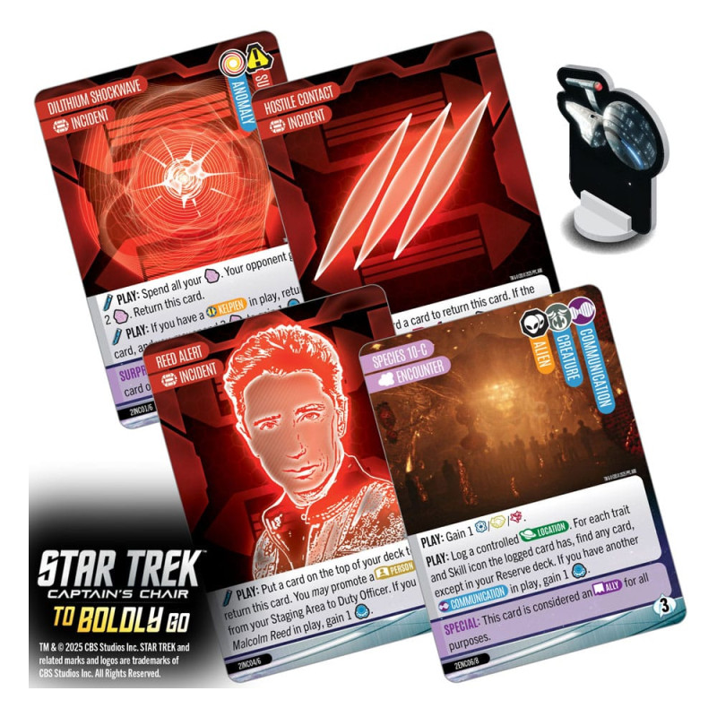 Star Trek: Captain's Chair Card Game To Boldly Go *English Version* 10