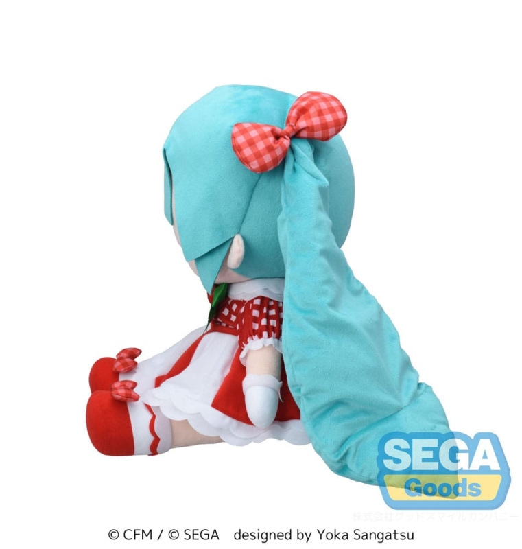 Character Vocal Series 01: Hatsune Miku Fuwa Petit Plush Figure Hatsune Miku x Love and Berry Dress 1