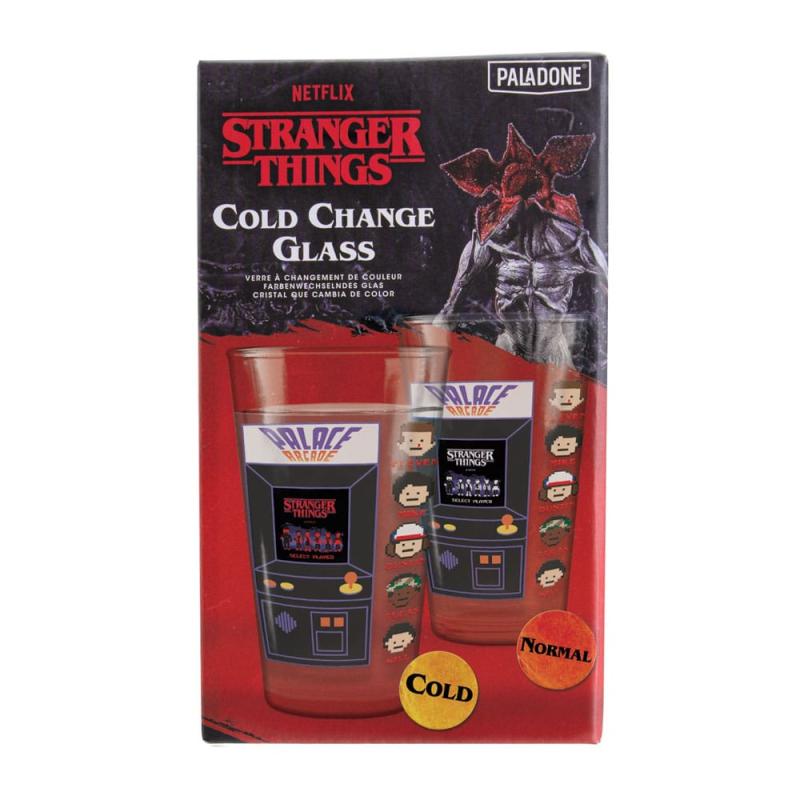 Stranger Things Drinking glass with thermo effect Arcade 400 ml 3
