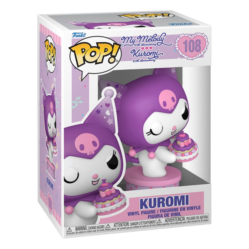 Hello Kitty and Friends POP! Vinyl Figure Kuromi with Cake (20th Anniversary) 9 cm 1