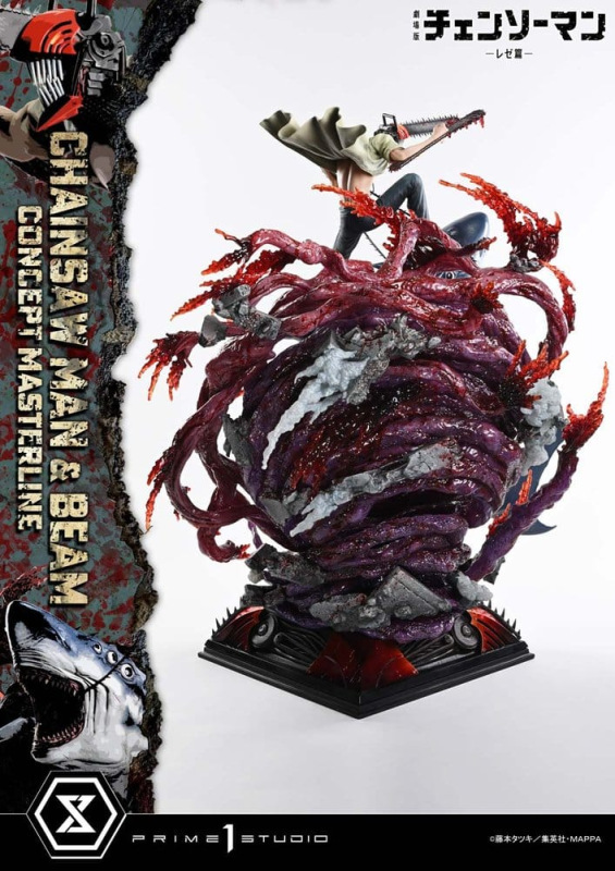Chainsaw Man Concept Masterline Series Statue 1/6 Chainsaw Man & Beam 73 cm 9