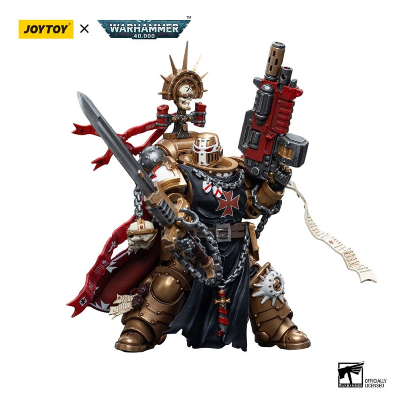 Warhammer 40k Action Figure 1/18 Black Templars High Marshal Helbrecht 12 cm 2