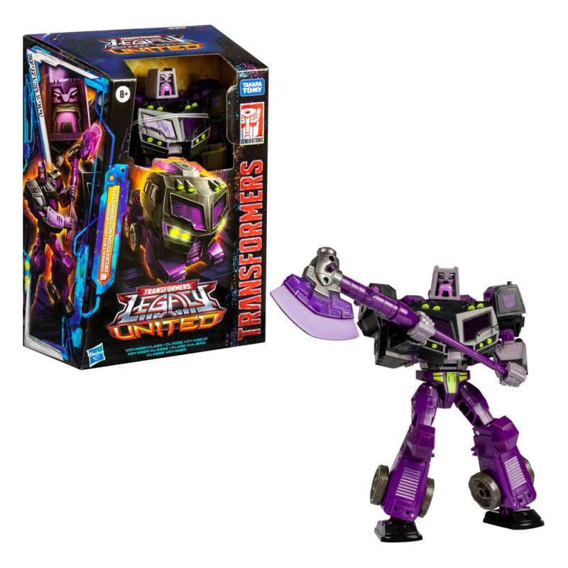 Transformers Generations Legacy United Voyager Class Action Figure Animated Universe Decepticon Moto