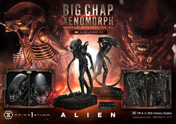 Alien (Film) Museum Masterline XL Statue 1/3 Big Chap Xenomorph Close Up Shot Ver. 100 cm 4