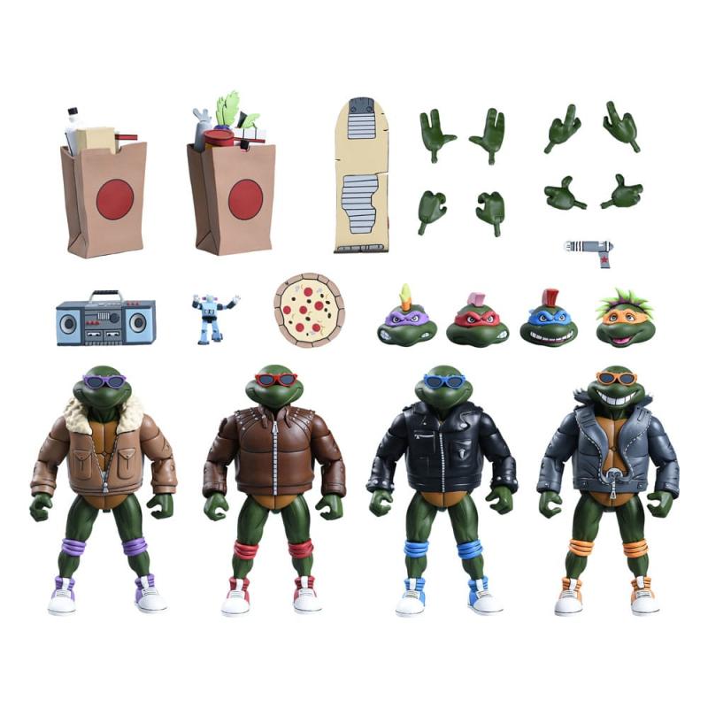 Teenage Mutant Ninja Turtles (Cartoon) Action Figures 4-Pack Punk Turtles 18 cm