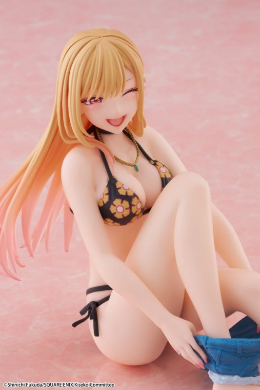My Dress-Up Darling Desktop Cute PVC Figure Marin Kitagawa (Measured Swimsuit Ver.) Reissue 13 cm 3